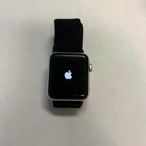 Apple Silver and Black Smartwatch series 3